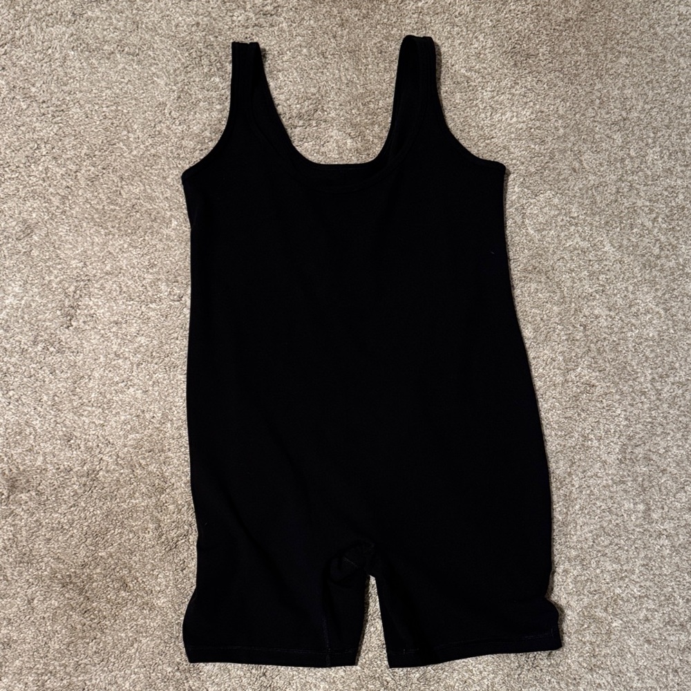 Ingrid+Isabel black maternity romper Short Maternity Unitard size medium